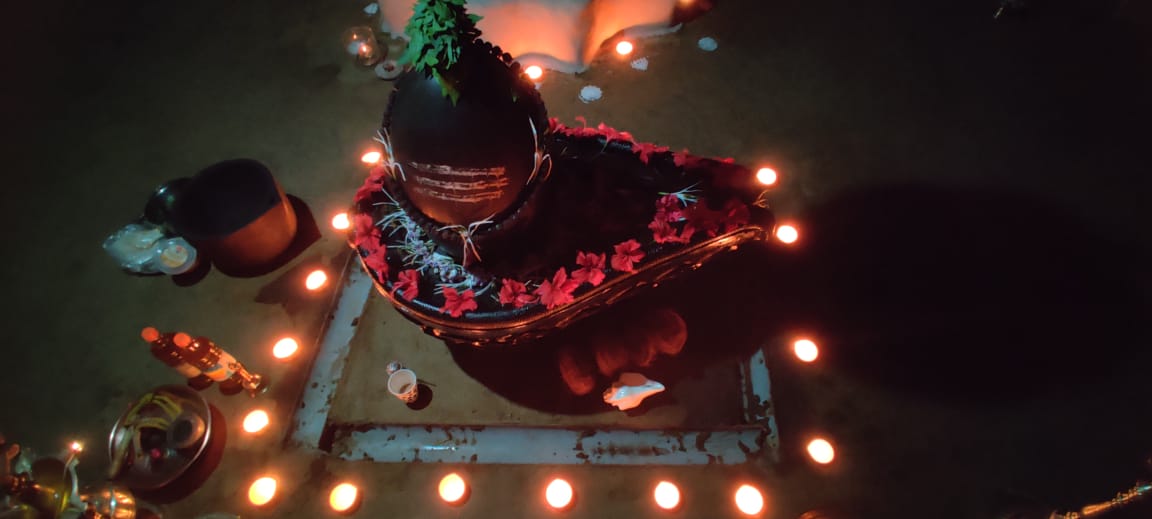 Shivling Night Puja at Rudradhaam