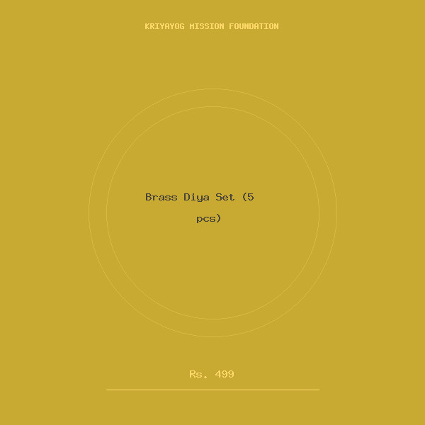 Brass Diya Set (5 pcs)